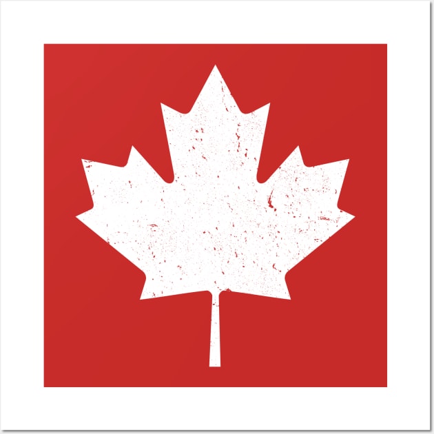 Canada Canadian Flag Maple Leaf Wall Art by vladocar
